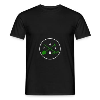 Ferme avec des outils - ferme avec des outils - T-shirt homme - noir - Devant - AI Model Male 178 light (178cm)