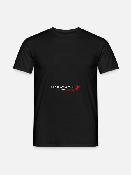 Marathon man - man - Men's T-Shirt - black