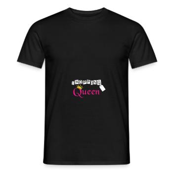 Shopping Queen - Shopping Queen - Men's T-Shirt - black - Front - AI Model Male 178 light (178cm)
