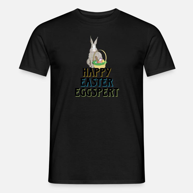 happy easter eggspert - Männer T-Shirt - undefined