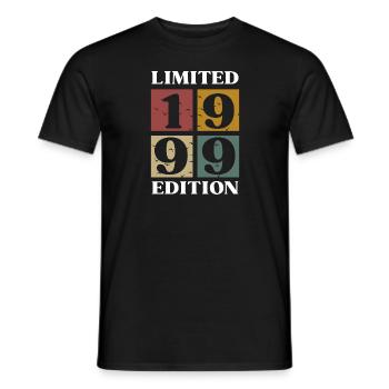 Vintage-Geschenk 1999 Jubiläum Limitierte Auflage - Männer T-Shirt - Schwarz - Vorne - AI Model Male 178 light (178cm)