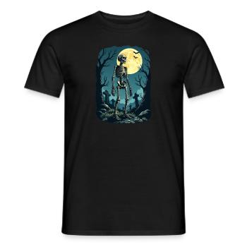 Skeleton in wood - T-shirt homme - noir - Devant - AI Model Male 178 light (178cm)