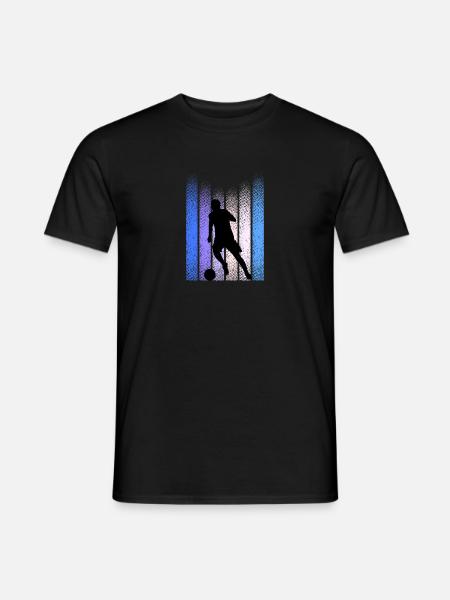 Vintage Retro Football - Men's T-Shirt - black