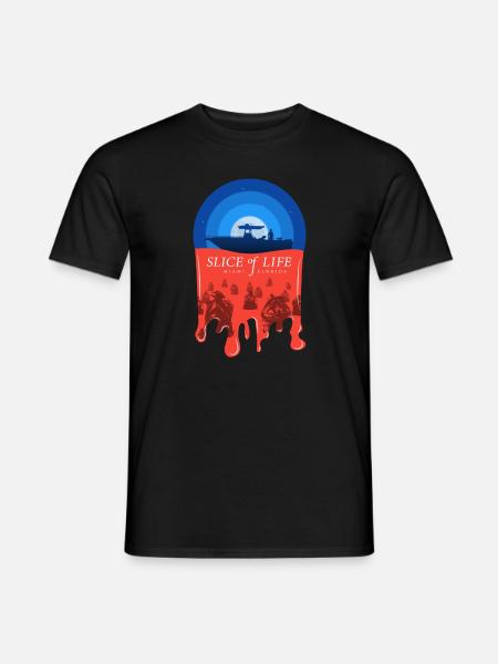 Slice of Life - Männer T-Shirt - Schwarz