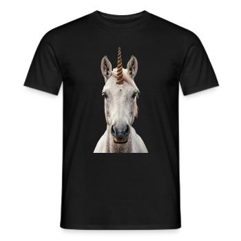 Licorne - T-shirt homme - noir - Devant - AI Model Male 178 light (178cm)