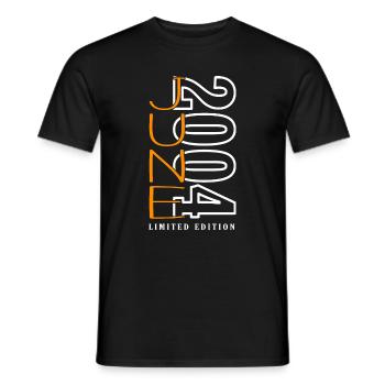 Juin 2004 - T-shirt homme - noir - Devant - AI Model Male 178 light (178cm)