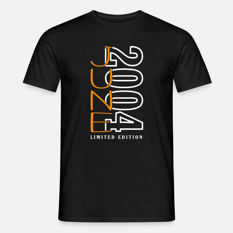 Juni 2004 - Männer T-Shirt - Schwarz