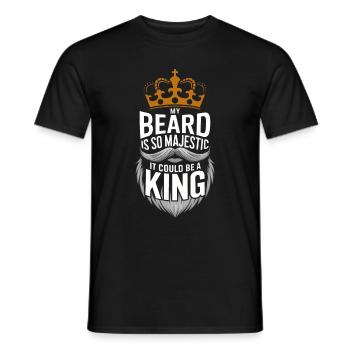 Bart Schnurrbart Bärtige Männer - Männer T-Shirt - Schwarz - Vorne - AI Model Male 178 light (178cm)