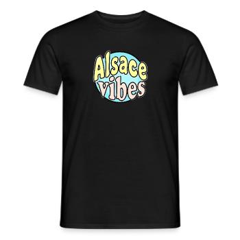 Elsass Vibes - Männer T-Shirt - Schwarz - Vorne - AI Model Male 178 light (178cm)