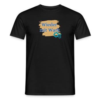 Wieder mit Wark - Männer T-Shirt - Schwarz - Vorne - AI Model Male 178 light (178cm)