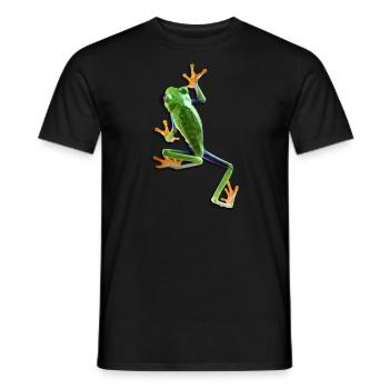Red Eyed Tree Frog Frog Keeper Frog Fan - Men's T-Shirt - black - Front - AI Model Male 178 light (178cm)
