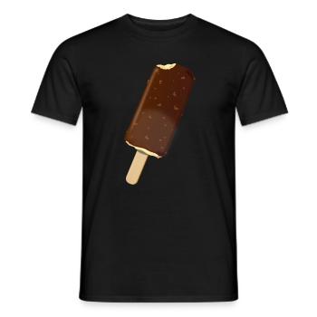 Eis - Männer T-Shirt - Schwarz - Vorne - AI Model Male 178 light (178cm)