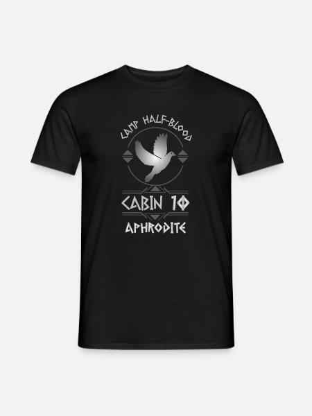 Cabin #10 in Camp Half Blood, Child of Aphrodite - Men's T-Shirt - black