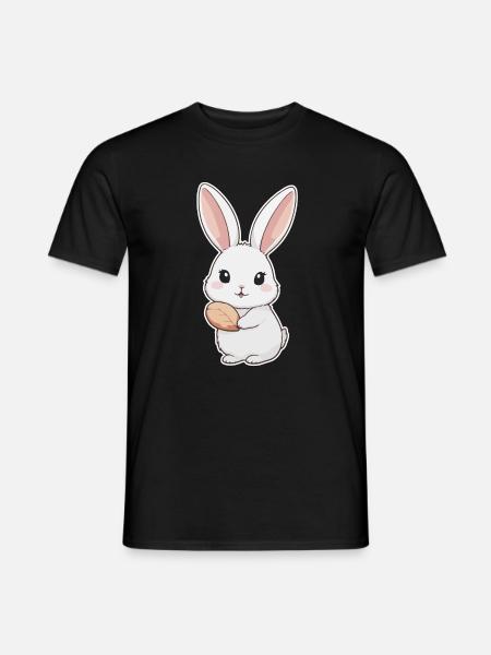 Bunny, Rabbit, Easter Bunny - Men's T-Shirt - black