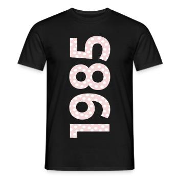 41. GEBURTSTAG 1985 PUNKTE - Männer T-Shirt - Schwarz - Vorne - AI Model Male 178 light (178cm)