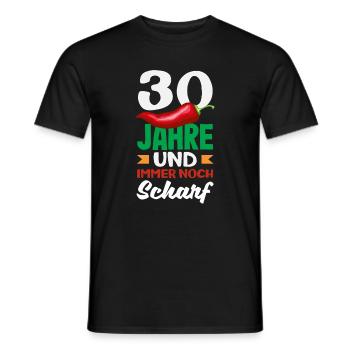 Funny 30th birthday gift - Men's T-Shirt - black - Front - AI Model Male 178 light (178cm)