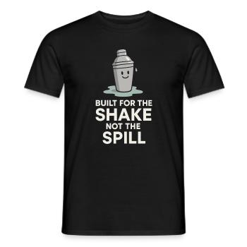 Shaker Steckt Fest Anfänger-mixologe - Männer T-Shirt - Schwarz - Vorne - AI Model Male 178 light (178cm)