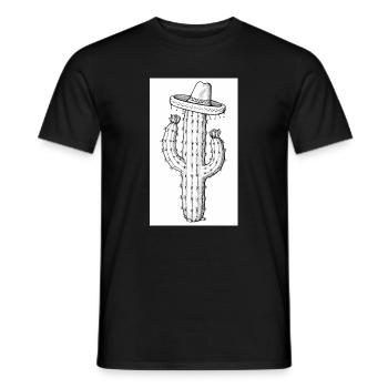1000141499 - Männer T-Shirt - Schwarz - Vorne - AI Model Male 178 light (178cm)