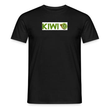 Kiwi - Männer T-Shirt - Schwarz - Vorne - AI Model Male 178 light (178cm)