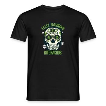 Xmas Feliz Navidad - Männer T-Shirt - Schwarz - Vorne - AI Model Male 178 light (178cm)