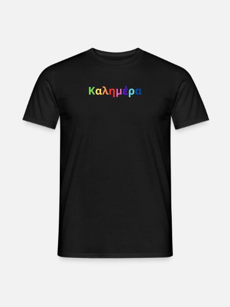 Kalimera - Männer T-Shirt - Schwarz
