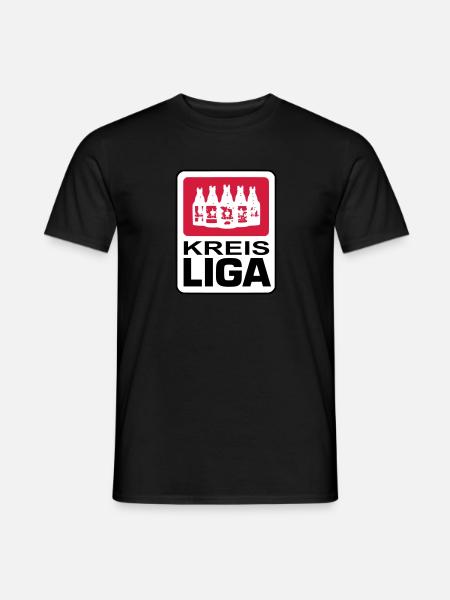 kreisliga - Männer T-Shirt - Schwarz