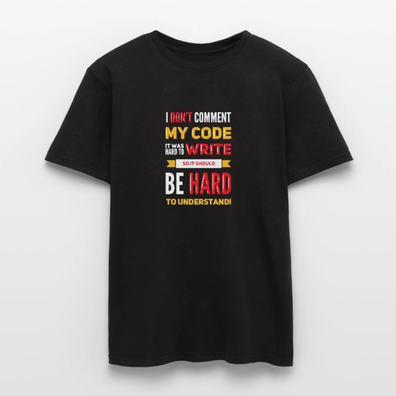 Je ne commente pas mon code T-shirt homme
