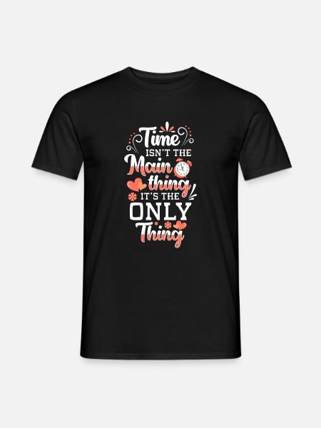 Sanduhr Lebenszeit Countdown - Männer T-Shirt - Schwarz