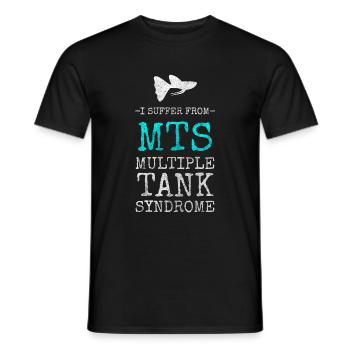 Aquarium Fish Lovers Breeder Pet - Men's T-Shirt - black - Front - AI Model Male 178 light (178cm)