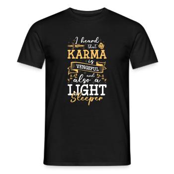 Spirituell Yoga Sarkasmus Geistig - Männer T-Shirt - Schwarz - Vorne - AI Model Male 178 light (178cm)