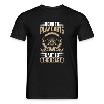 Dart Dartboard Bullseye Darter - Männer T-Shirt - Schwarz - Vorne - AI Model Male 178 light (178cm)