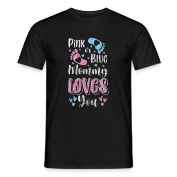 Enceinte, Accouchement, Progéniture, Famille - T-shirt homme - noir - Devant - AI Model Male 178 light (178cm)