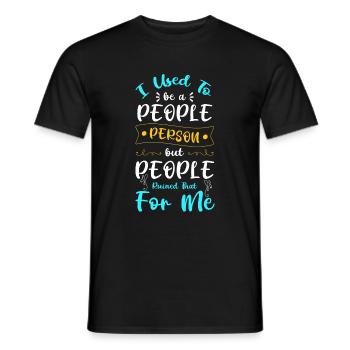 Perfect Person Individual Different - Men's T-Shirt - black - Front - AI Model Male 178 light (178cm)