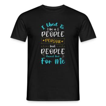 Personnes uniques Personnalité Spécial - T-shirt homme - noir - Devant - AI Model Male 178 light (178cm)