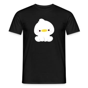 Cute Duck - Men's T-Shirt - black - Front - AI Model Male 178 light (178cm)
