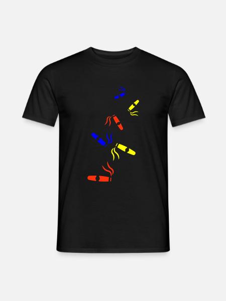 Zigarre Symbol - Männer T-Shirt - Schwarz