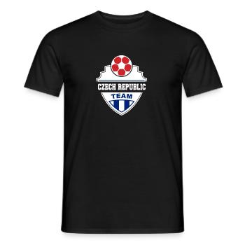 Czech Republic - Männer T-Shirt - Schwarz - Vorne - AI Model Male 178 light (178cm)