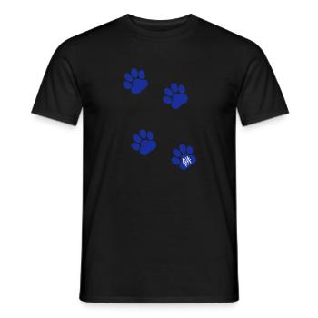 Tatzen Mochi - Männer T-Shirt - Schwarz - Vorne - AI Model Male 178 light (178cm)