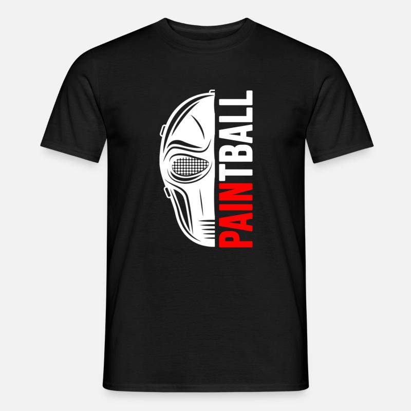 Paintball Gotcha Game Painter - Men's T-Shirt - black