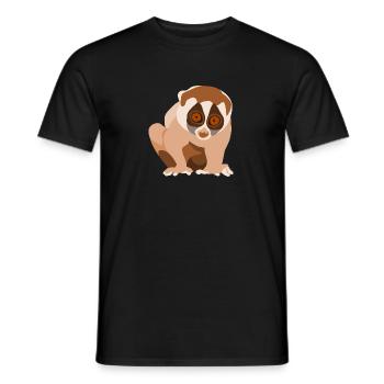 plumplori - Männer T-Shirt - Schwarz - Vorne - AI Model Male 178 light (178cm)