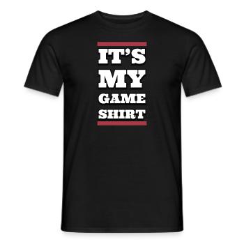 It's My Game Shirt - Für alle Gaming-Champions - Männer T-Shirt - Schwarz - Vorne - AI Model Male 178 light (178cm)