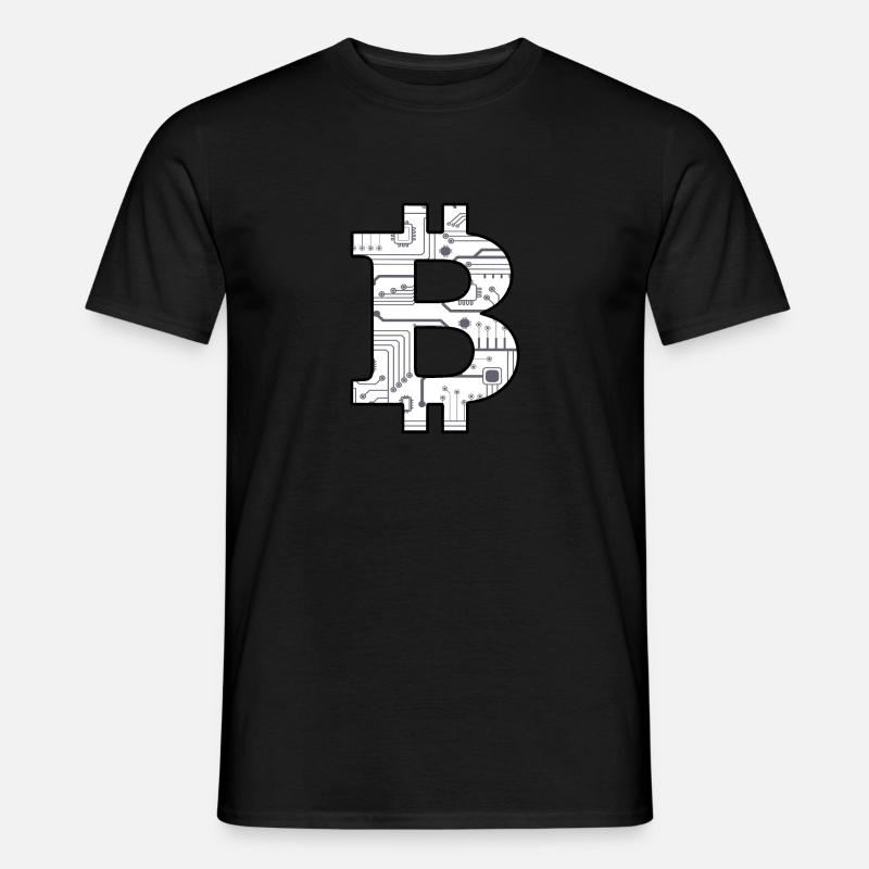 BITCOIN BTC - Männer T-Shirt - Schwarz