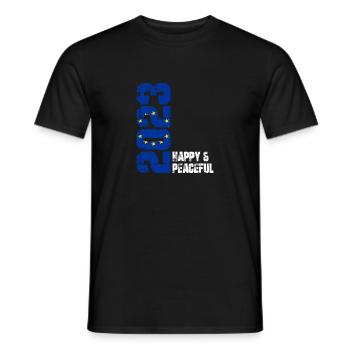 Freedom for All Humanity - Men's T-Shirt - black - Front - AI Model Male 178 light (178cm)