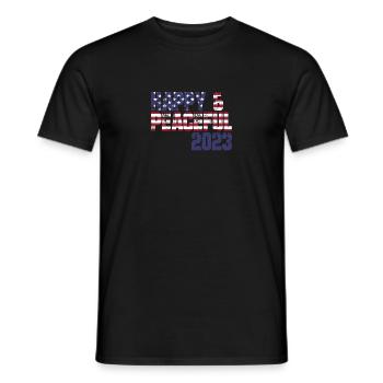 Freedom for All Humanity - Men's T-Shirt - black - Front - AI Model Male 178 light (178cm)