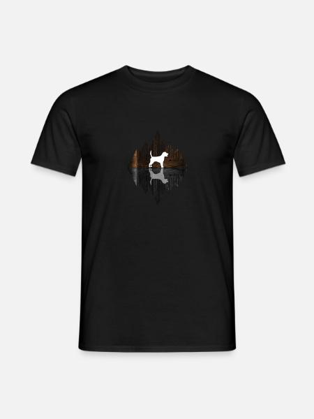 I love my Beagle - Men's T-Shirt - black