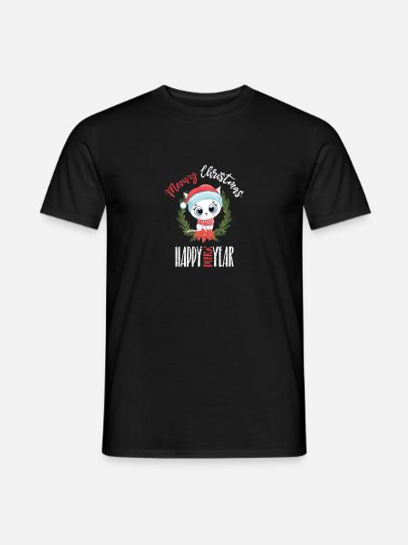 Pyjamas Noël - T-shirt homme - noir