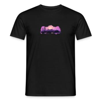Londres - T-shirt homme - noir - Devant - AI Model Male 178 light (178cm)
