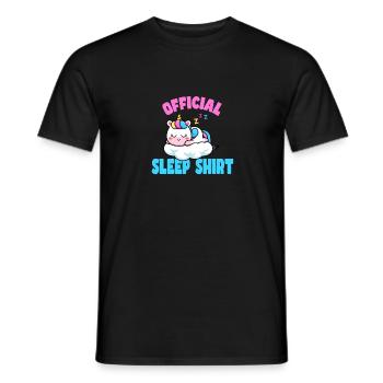 Good night - Men's T-Shirt - black - Front - AI Model Male 178 light (178cm)