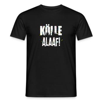 Fröhlicher Jeck an Karneval, Kölle Alaaf - Männer T-Shirt - Schwarz - Vorne - AI Model Male 178 light (178cm)