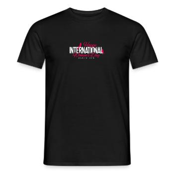 Bonne Journée internationale de la femme le 8. - T-shirt homme - noir - Devant - AI Model Male 178 light (178cm)